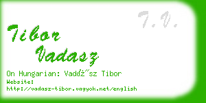 tibor vadasz business card